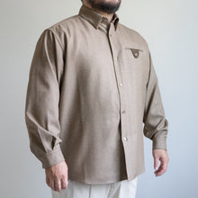 画像をギャラリービューアに読み込む, A/E FLAP POCKET SHIRTS - BROWN -
