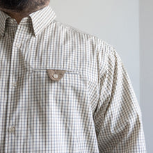 画像をギャラリービューアに読み込む, A/E FLAP POCKET SHIRTS -CHECK IVORY -
