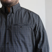 Load image into Gallery viewer, A/E Flap Pocket Shirts --CHECK BLACK-
