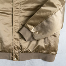 画像をギャラリービューアに読み込む, MAC MURRAY SATIN ZIP BLOUSON - SILKY GOLD -
