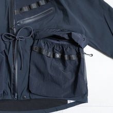 画像をギャラリービューアに読み込む, ALL WEATHER DOUBLE ACTION 2WAY COLLAR JACKET -NAVY-
