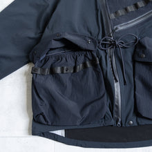 画像をギャラリービューアに読み込む, ALL WEATHER DOUBLE ACTION 2WAY COLLAR JACKET -NAVY-
