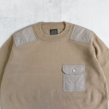 画像をギャラリービューアに読み込む, NON DOWN MILITARY CREW KNIT - L.MOCHA -
