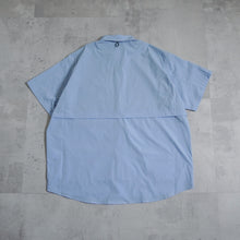 画像をギャラリービューアに読み込む, HIKE&amp;BIKE CAVE BIG HALF SHIRTS - SAX -
