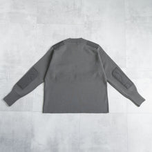 画像をギャラリービューアに読み込む, NON DOWN MILITARY CREW KNIT - CHARCOAL -
