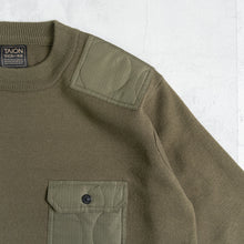 Load image into Gallery viewer, Non Down Military Crew Knit -D.OLIVE-
