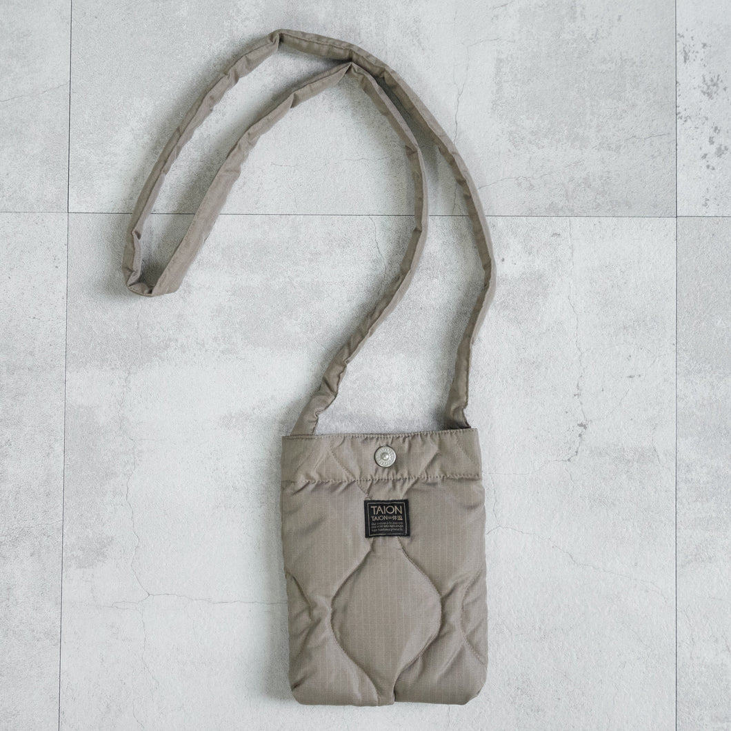 MILITARY CROSSBODY DOWN BAG -l.mocha-