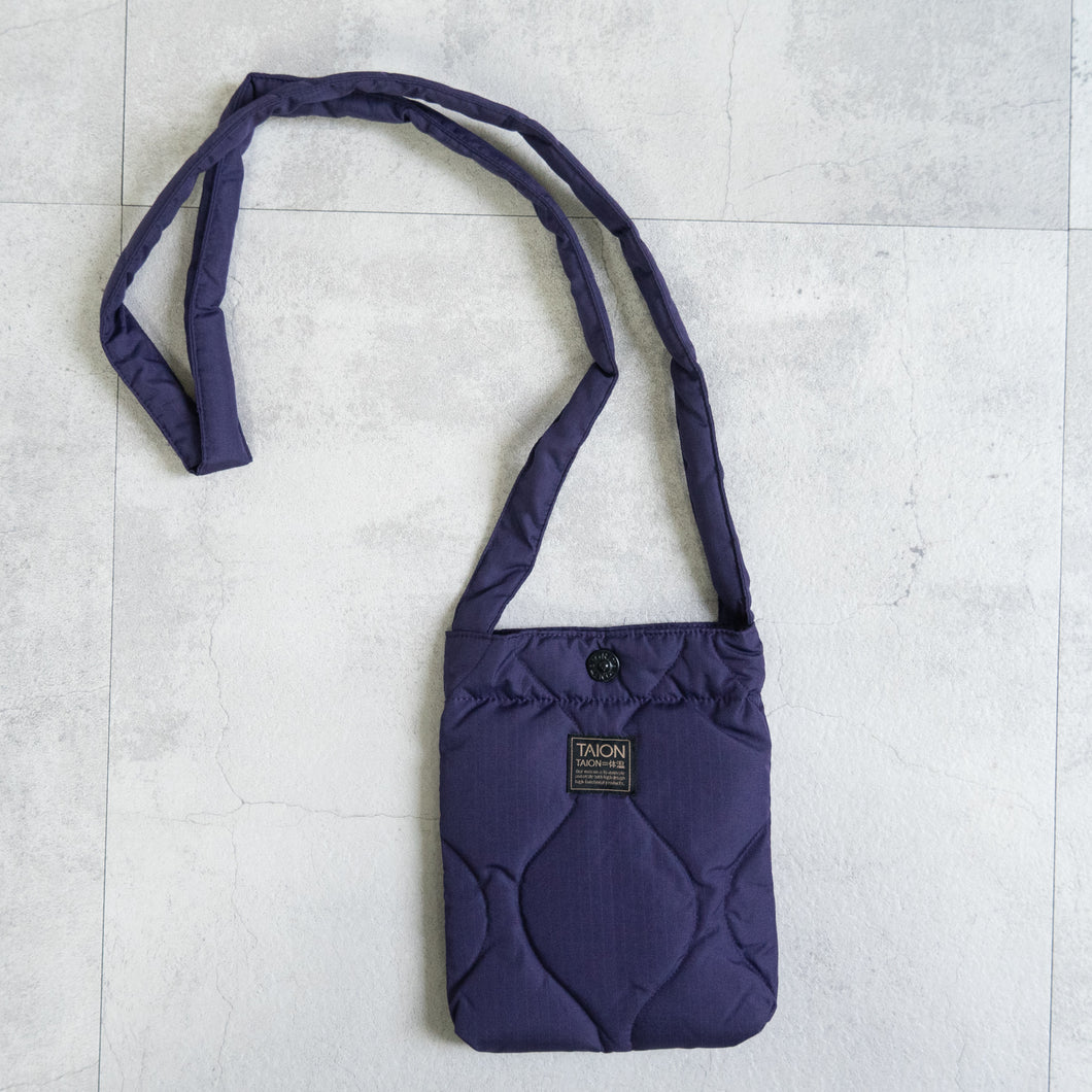 MILITARY CROSSBODY DOWN BAG -D.Purple-