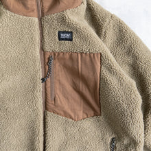 画像をギャラリービューアに読み込む, MOUNTAIN REVERSIBLE DOWN  BOA HOODIE-L.BROWN×BEIGE-
