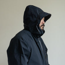 画像をギャラリービューアに読み込む, ALL WEATHER DOUBLE ACTION 2WAY COLLAR JACKET -NAVY-
