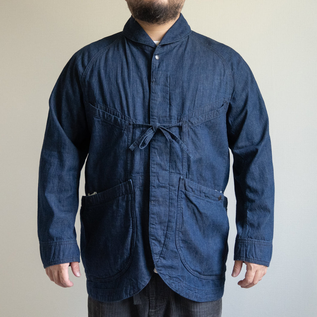 Light Oz Denim Field Coverall - Indigo-