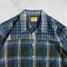 画像をギャラリービューアに読み込む, HORIZONTAL PANEL CAMP SHIRTS -BLUE CHECK -
