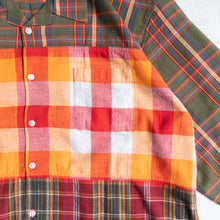 画像をギャラリービューアに読み込む, HORIZONTAL PANEL CAMP SHIRTS -RED CHECK -
