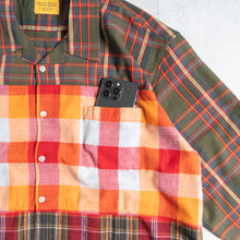 画像をギャラリービューアに読み込む, HORIZONTAL PANEL CAMP SHIRTS -RED CHECK -
