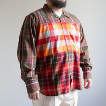 画像をギャラリービューアに読み込む, HORIZONTAL PANEL CAMP SHIRTS -RED CHECK -
