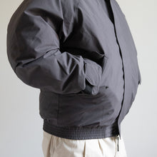 Load image into Gallery viewer, +phenix BOMBER DOWN JACKET -CHARCOAL-
