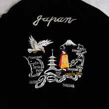 Load image into Gallery viewer, Japan Special Reversible Skajan Down Jacket -Black x Navy-
