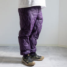 画像をギャラリービューアに読み込む, MILITARY SOFT SHELL DOWN PANTS - D.PURPLE -
