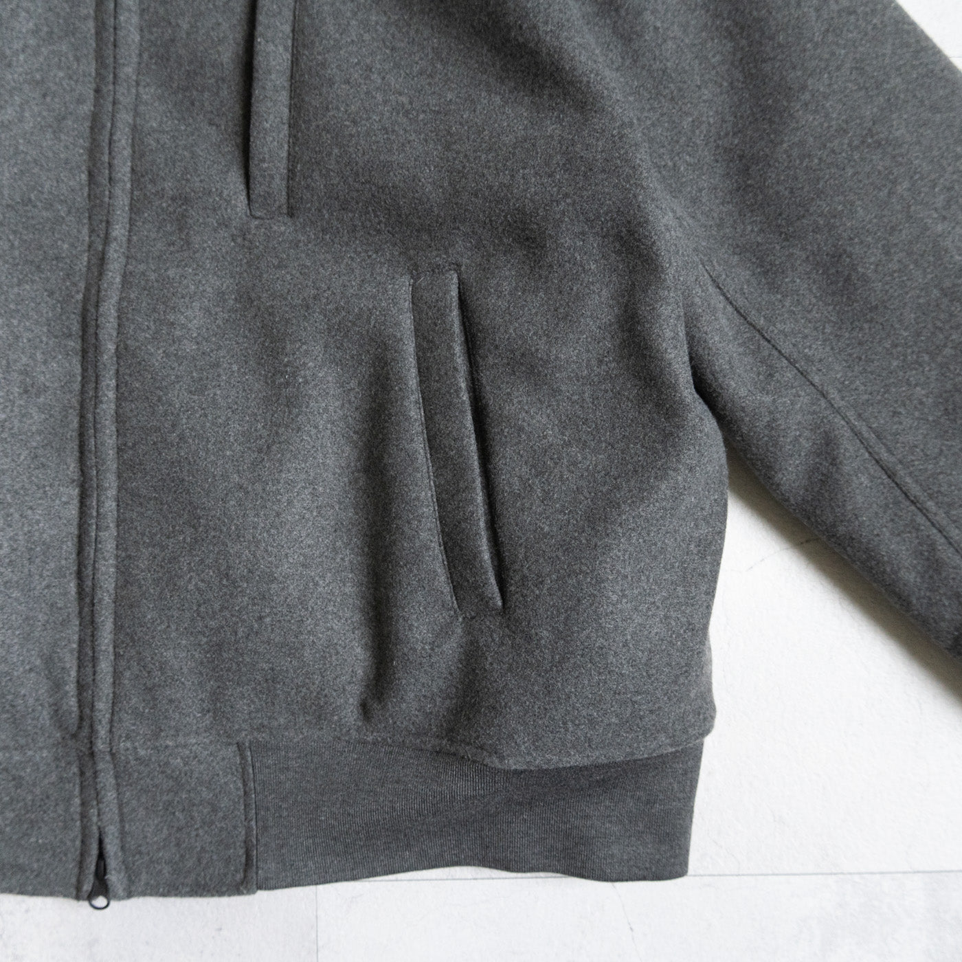 MELTON MA-1 JACKET - GRAY - – TENG STORE OSAKA MELTON MA-1 JACKET - GRAY - – TENG STORE OSAKA