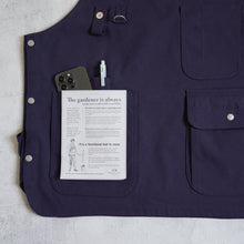 Load image into Gallery viewer, GARAGE GREEN WORKS APRON1 --Navy-
