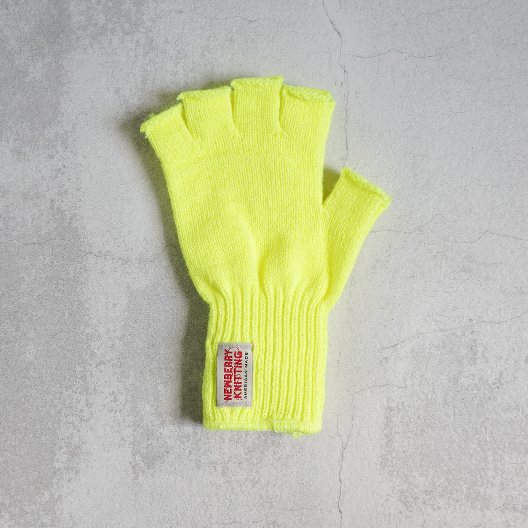 Fingerless glove -yellow-