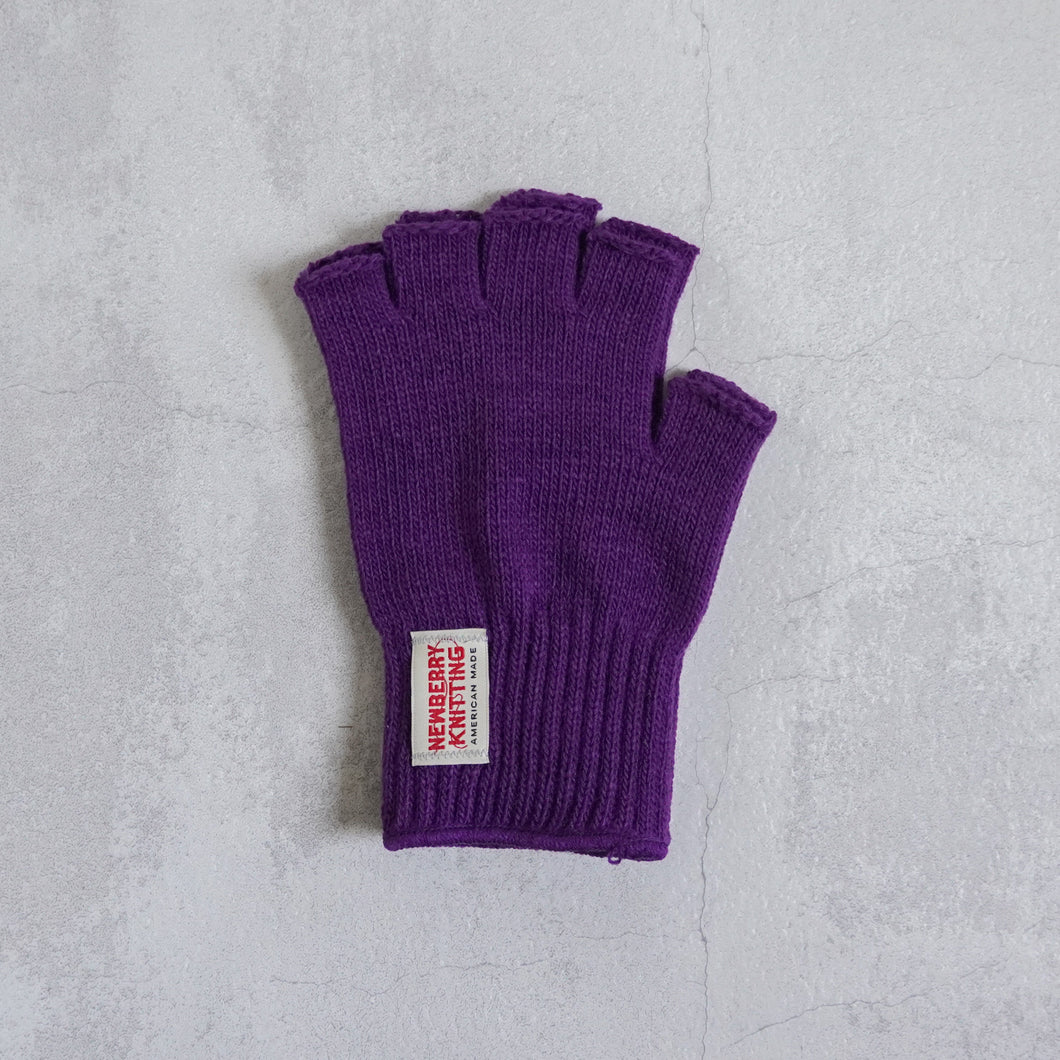 Fingerless glove -Purple-