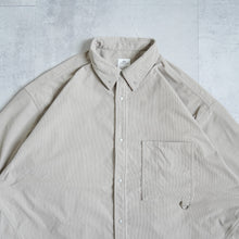 Load image into Gallery viewer, Side Pocket Corduroy Shirt -Beige-
