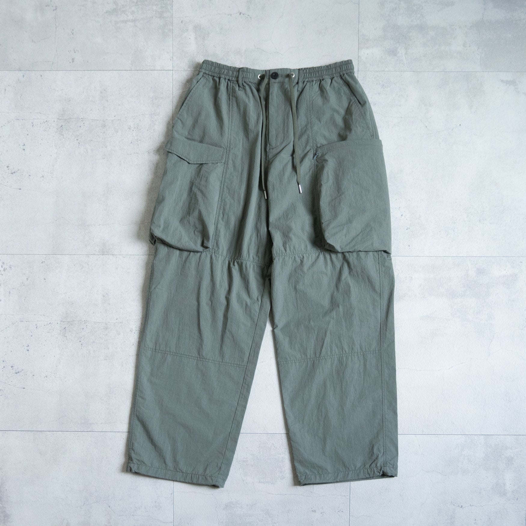 NULL TOKYO OUT SIDE LONG PANTS - OLIVE-