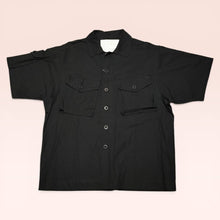 画像をギャラリービューアに読み込む, S_RE: ARMY SHORT SLEEVE SHIRT - BLACK
