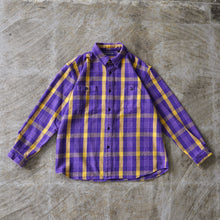Load image into Gallery viewer, Big Mac CHECK WORK L/S Shirts --Purple-
