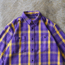 Load image into Gallery viewer, Big Mac CHECK WORK L/S Shirts --Purple-
