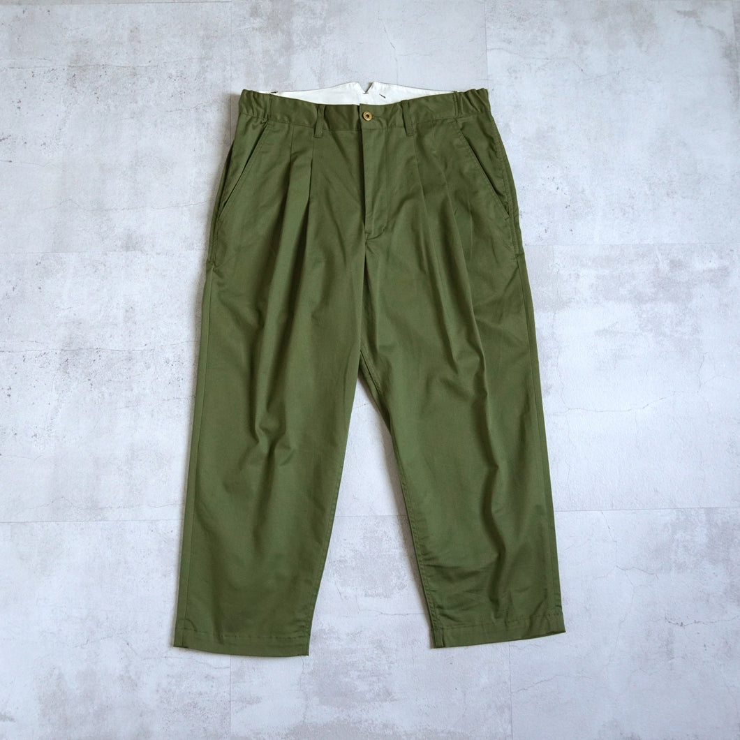 DOUBLE TACK CHINO - OLIVE-