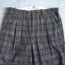 Load image into Gallery viewer, DOUBLE TACK CHINO --CHECK-

