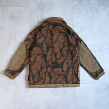 Load image into Gallery viewer, Horn Tree Print Wool Boa Jacket --BROWN-
