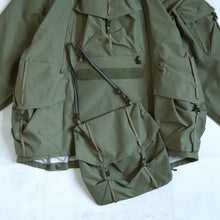 Load image into Gallery viewer, Back Pack Holder Hoodie Jacket --Olive-
