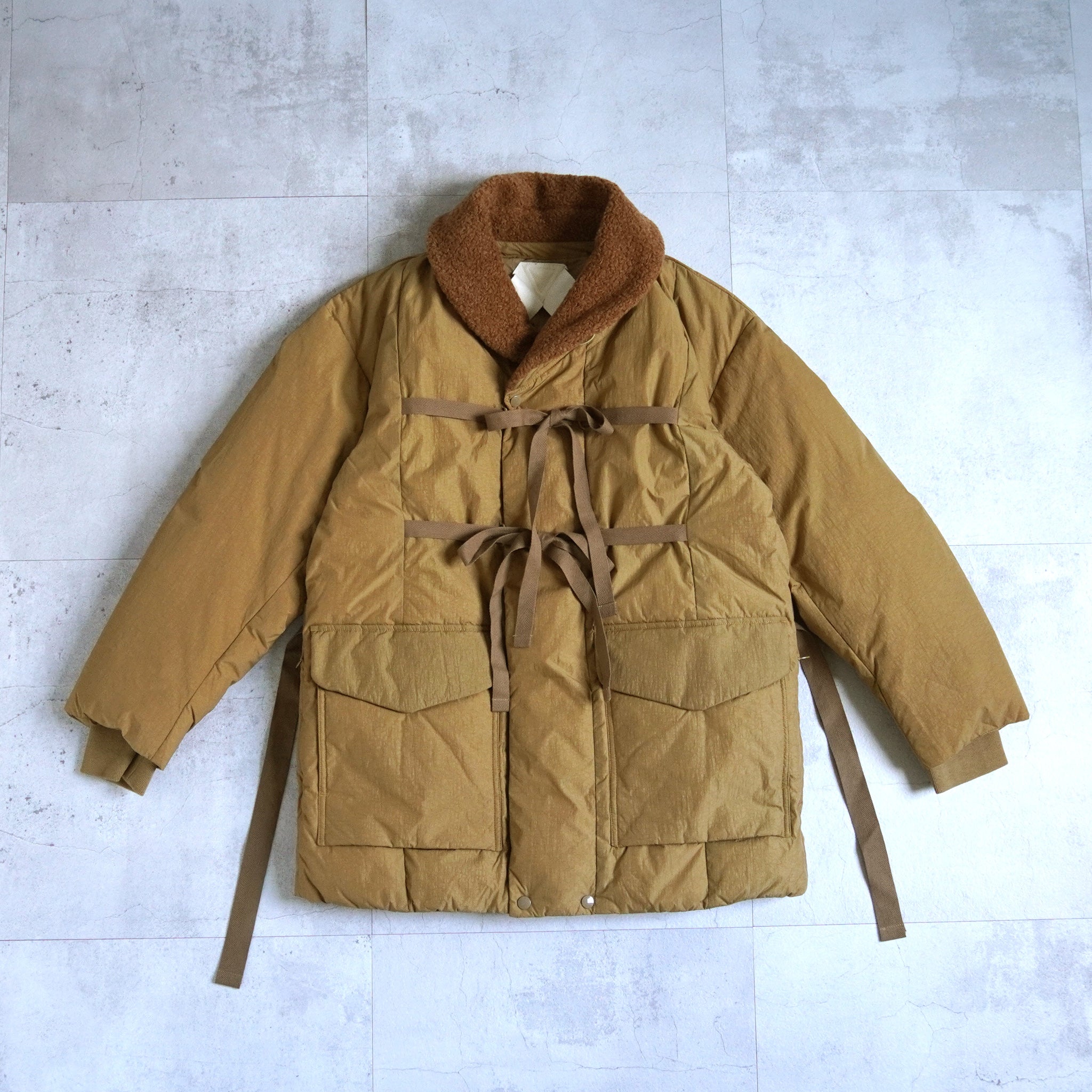 ジャケット・アウター hella SHAWL COlIAR BOA COAT ☆Hella☆ SHAWL COlIAR BOA COAT