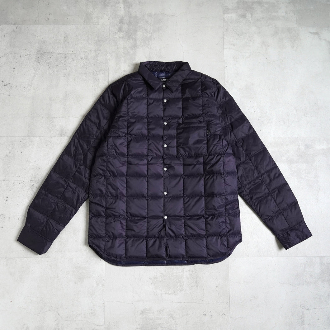 BASIC DOWN SHIRTS - NAVY -