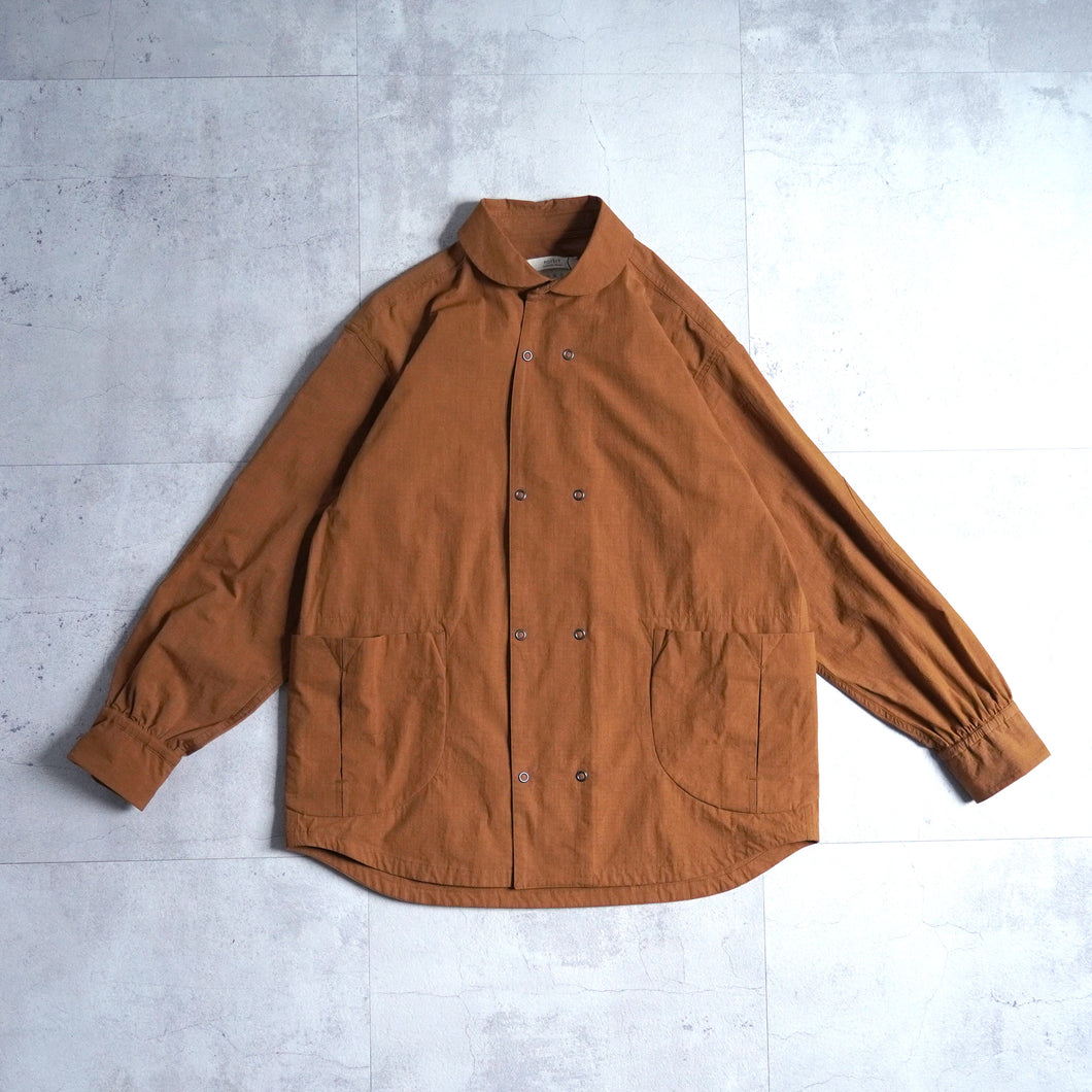 Front Double Shirts Jacket- COYOTE-