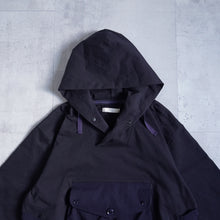 Load image into Gallery viewer, Shawl Collar Sweat Hoodie --Navy-
