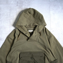 Load image into Gallery viewer, Shawl Collar Sweat Hoodie --Olive-

