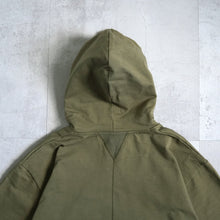 Load image into Gallery viewer, Shawl Collar Sweat Hoodie --Olive-
