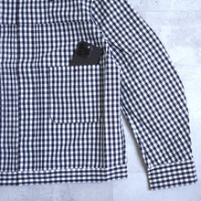 Load image into Gallery viewer, Short Jacket --Navy Check-
