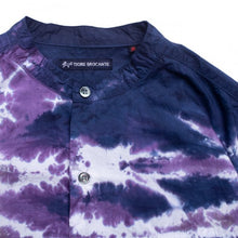 Load image into Gallery viewer, VENICE BEACH TIE DYE STAND COLLAR SHIRTS -MID NIGHT-
